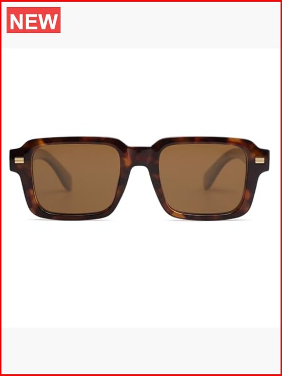 Large Square Polarized Sunglasses Retro Chunky Oversized UV400 main image 4